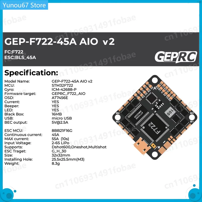 Controller di Volo GEPRC GEP-F - Drone Racing Flight Controller recensione e prezzo