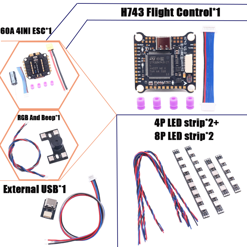 RCtoSky F4V3S PLUS F722 F745 H - Drone Racing Flight Controller recensione e prezzo