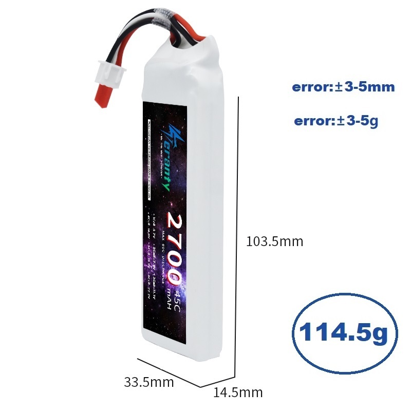1/3PCS 2S 7.4V Lipo Batteria 2 - Drone Racing Battery recensione e prezzo